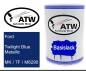 Preview: Ford, Twilight Blue Metallic, MK / 7F / M6290: 500ml Lackdose, von ATW Autoteile West.